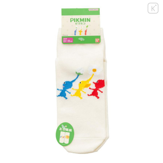Japan Pikmin Sneaker Socks - Ivory - 4