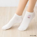 Japan Monchhichi Embroidered Sneaker Socks - Chimutan : White - 1