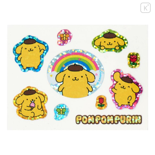 Japan Sanrio Original Strap & Sticker Set - Pompompurin : Supercute Adventures My Dream Smartphone - 6