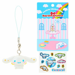 Japan Sanrio Original Strap & Sticker Set - Cinnamoroll : Supercute Adventures My Dream Smartphone