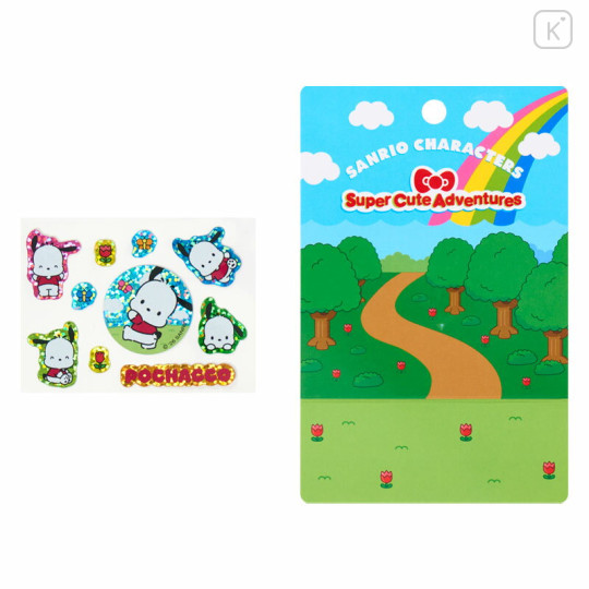 Japan Sanrio Original Strap & Sticker Set - Pochacco : Supercute Adventures My Dream Smartphone - 2
