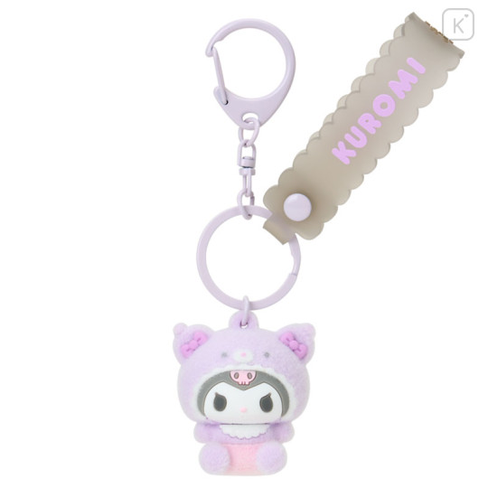 Japan Sanrio Original 3D Keychain - Kuromi - 1