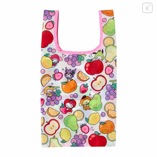 Japan Sanrio Original Eco Bag with Case - Fruit - 2