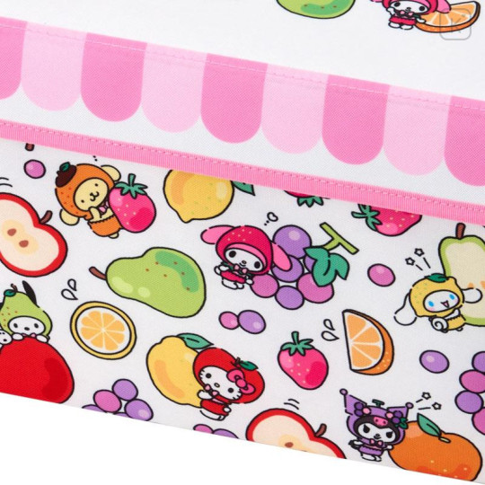 Japan Sanrio Original Folding Storage Case - Fruit - 5