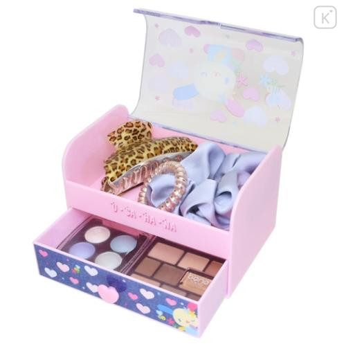 Japan Sanrio Jewelry Box with Drawer - Usahana : Heart - 4