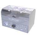Japan Sanrio Jewelry Box with Drawer - Kuromi : Grey - 1