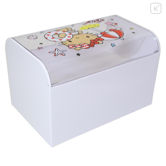Japan Sanrio Jewelry Box with Drawer - Hello Kitty : Tan Swimsuit White - 2