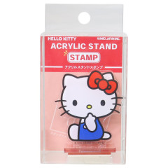 Japan Sanrio Acrylic Stand with Stamp - Hello Kitty : Classic