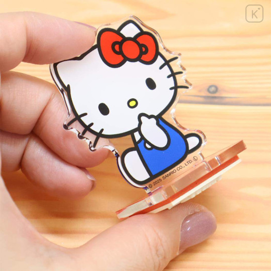 Japan Sanrio Acrylic Stand with Stamp - Hello Kitty : Classic - 2