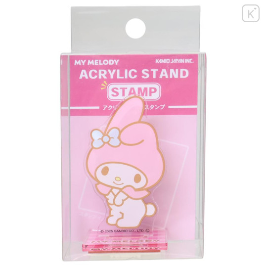 Japan Sanrio Acrylic Stand with Stamp - My Melody : Classic - 1