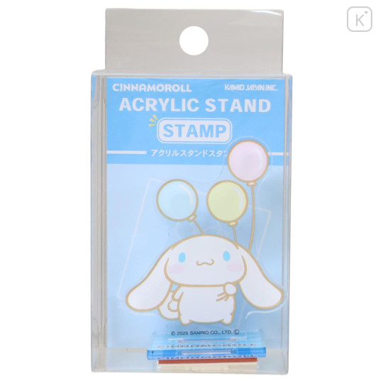 Japan Sanrio Acrylic Stand with Stamp - Cinnamoroll : Balloon - 1