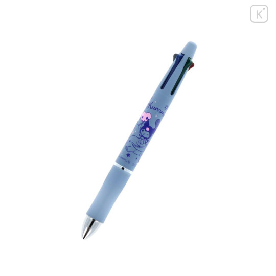 Japan Disney Dr. Grip 4+1 Multi Pen & Mechanical Pencil - Kuromi : Baku Blue - 2