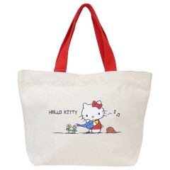 Japan Sanrio Mini Tote Bag - Hello Kitty : Watering