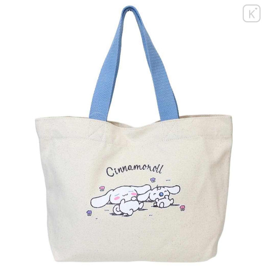 Japan Sanrio Mini Tote Bag - Cinnamoroll : Milk Relax - 1