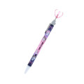 Japan Sanrio Heart Mascot Ballpoint Pen - Kuromi & My Melody : Black Pink Ribbon - 1