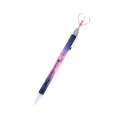 Japan Sanrio Heart Mascot Ballpoint Pen - Kuromi & My Melody : Black Pink Ribbon - 2