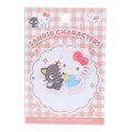 Japan Sanrio Versatile Iron-On and Sticker Patch - Chococat & Hello Kitty : Hug - 1