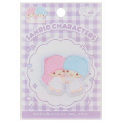 Japan Sanrio Versatile Iron-On and Sticker Patch - Little Twin Stars : Hug