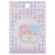 Japan Sanrio Versatile Iron-On and Sticker Patch - Little Twin Stars : Hug