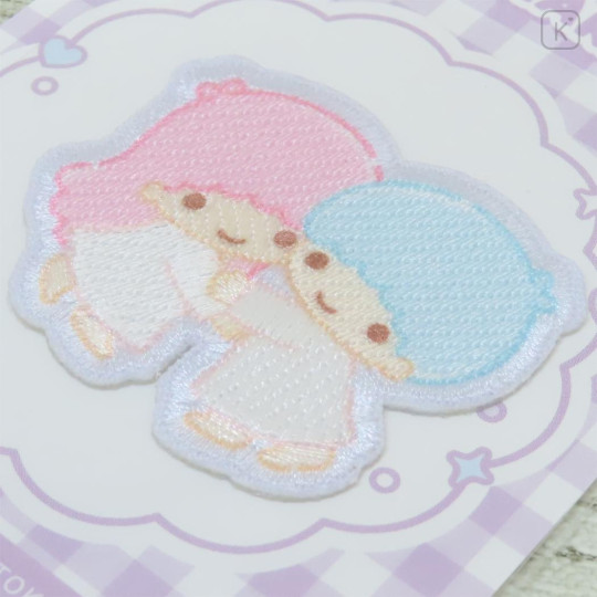 Japan Sanrio Versatile Iron-On and Sticker Patch - Little Twin Stars : Hug - 2