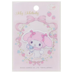 Japan Sanrio Versatile Iron-On and Sticker Patch - My Melody & Friend : Hug