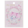 Japan Sanrio Versatile Iron-On and Sticker Patch - My Melody & Friend : Hug - 1