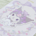 Japan Sanrio Versatile Iron-On and Sticker Patch - Kuromi & Baku Ribbon - 2