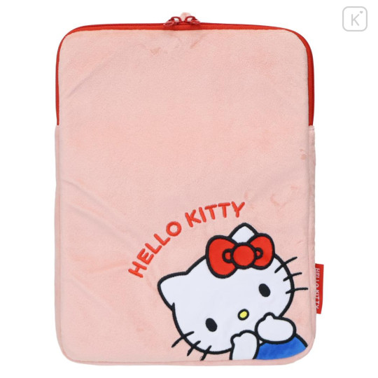 Japan Sanrio 13 inch Laptop Bag Tablet Sleeve - Hello Kitty : Looking at You - 1