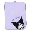 Japan Sanrio 13 inch Laptop Bag Tablet Sleeve - Kuromi : Looking at You - 1