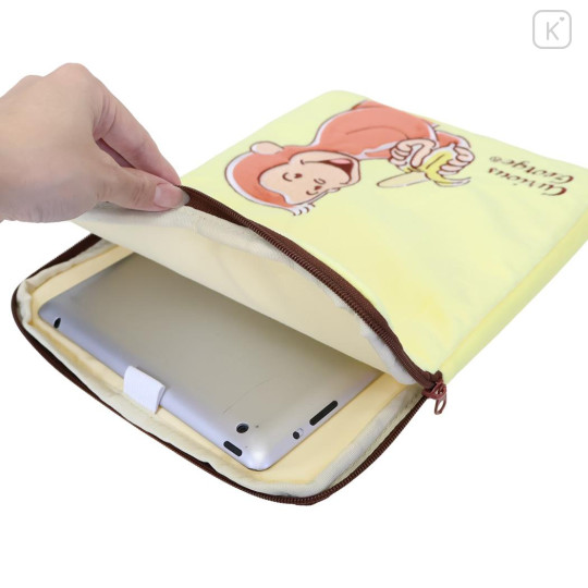 Japan Curious George 13 inch Laptop Bag Tablet Sleeve - Banana - 3