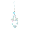 Japan Sanrio Original 3D Mascot Hand Strap - Cinnamoroll : Tokimeki Pop Beads Heisei Retro Y2K - 2