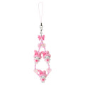 Japan Sanrio Original 3D Mascot Hand Strap - My Melody : Tokimeki Pop Beads Heisei Retro Y2K - 1