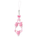 Japan Sanrio Original 3D Mascot Hand Strap - My Melody : Tokimeki Pop Beads Heisei Retro Y2K - 2