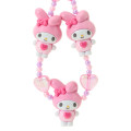 Japan Sanrio Original 3D Mascot Hand Strap - My Melody : Tokimeki Pop Beads Heisei Retro Y2K - 3