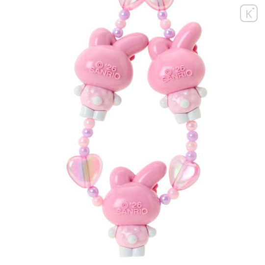Japan Sanrio Original 3D Mascot Hand Strap - My Melody : Tokimeki Pop Beads Heisei Retro Y2K - 4