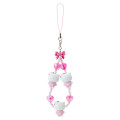 Japan Sanrio Original 3D Mascot Hand Strap - Hello Kitty : Tokimeki Pop Beads Heisei Retro Y2K - 2
