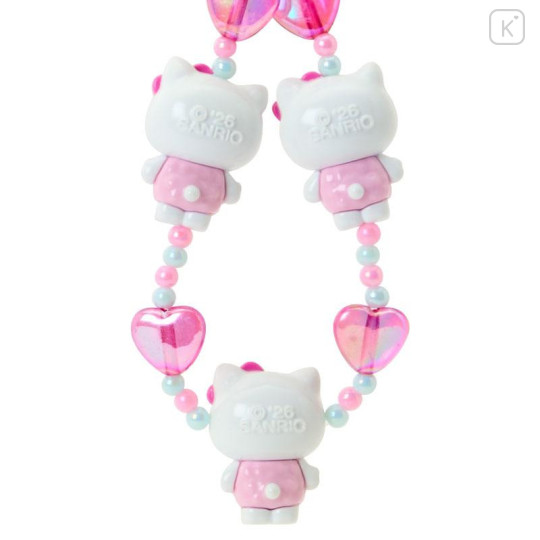 Japan Sanrio Original 3D Mascot Hand Strap - Hello Kitty : Tokimeki Pop Beads Heisei Retro Y2K - 4