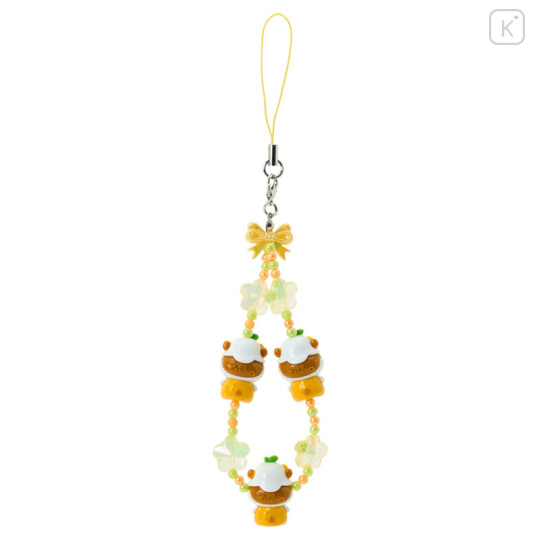 Japan Sanrio Original 3D Mascot Hand Strap - Corocorokuririn : Tokimeki Pop Beads Heisei Retro Y2K - 2