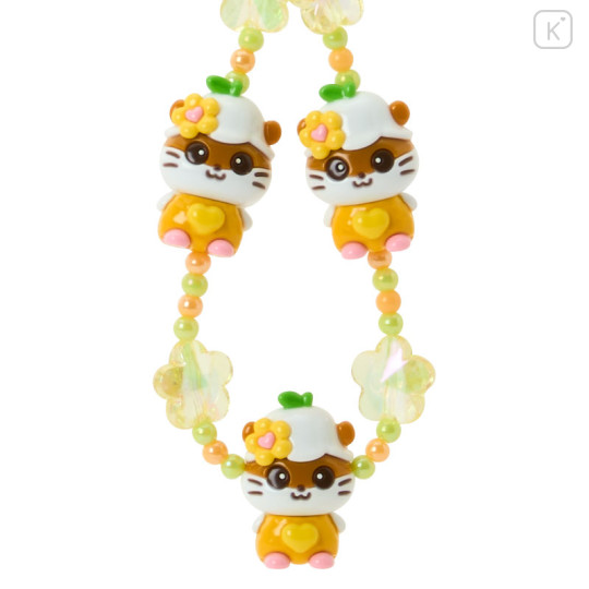Japan Sanrio Original 3D Mascot Hand Strap - Corocorokuririn : Tokimeki Pop Beads Heisei Retro Y2K - 3