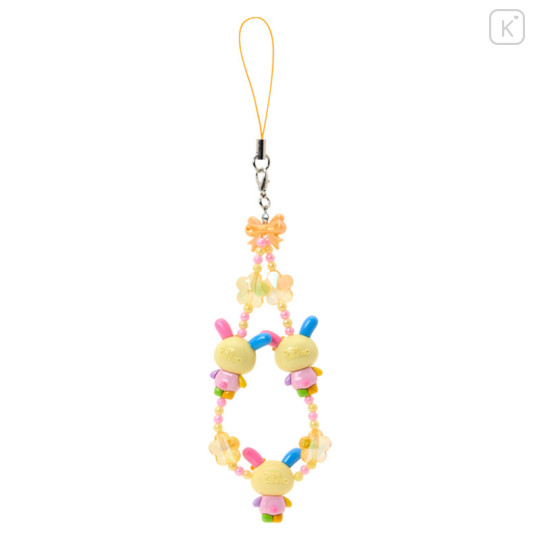 Japan Sanrio Original 3D Mascot Hand Strap - Usahana : Tokimeki Pop Beads Heisei Retro Y2K - 2
