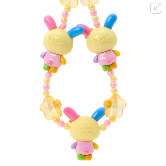 Japan Sanrio Original 3D Mascot Hand Strap - Usahana : Tokimeki Pop Beads Heisei Retro Y2K - 4