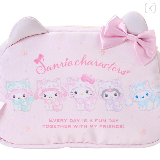 Japan Sanrio Original Cosmetic Pouch - Milky Kitten Characters - 5