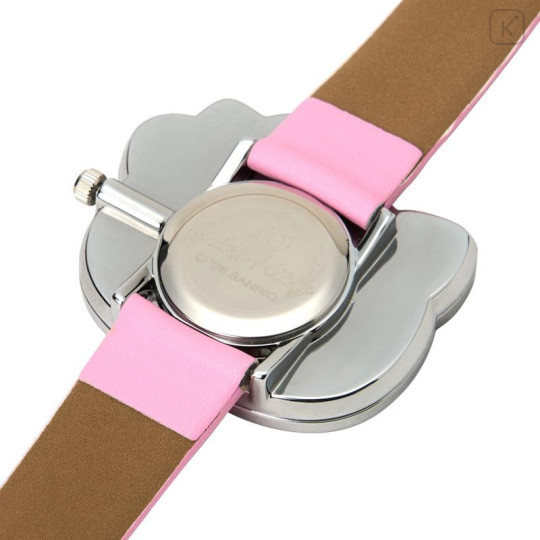 Japan Sanrio Original Face Watch - Hello Kitty : I Love Hello Kitty Pink - 4