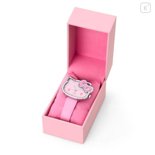 Japan Sanrio Original Face Watch - Hello Kitty : I Love Hello Kitty Pink - 6