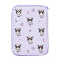 Japan Sanrio Original Multi Pocket Case - Kuromi - 2