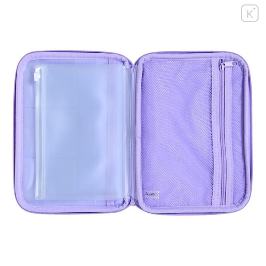 Japan Sanrio Original Multi Pocket Case - Kuromi - 4