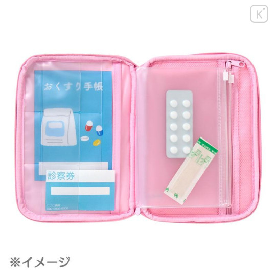 Japan Sanrio Original Multi Pocket Case - Kuromi - 6