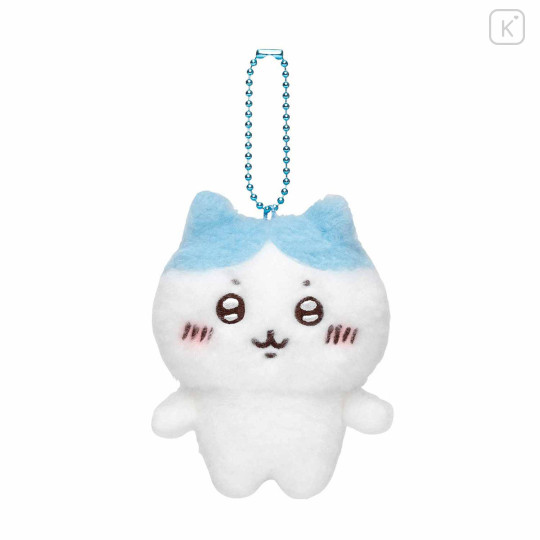 Japan Chiikawa Fluffy Mascot Holder - Hachiware : Standing - 1