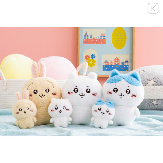 Japan Chiikawa Fluffy Mascot Holder - Usagi : Standing - 3