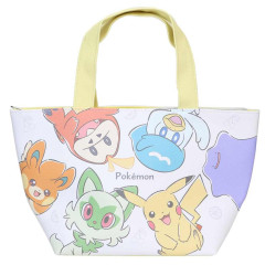 Japan Pokemon Insulated Cooler Lunch Bag - Pocket Monster : Smile Yellow
